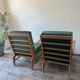 Paire de Fauteuils en chêne 60s