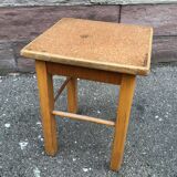Vintage rustic wood stool