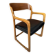Vintage Baumann sleigh armchair