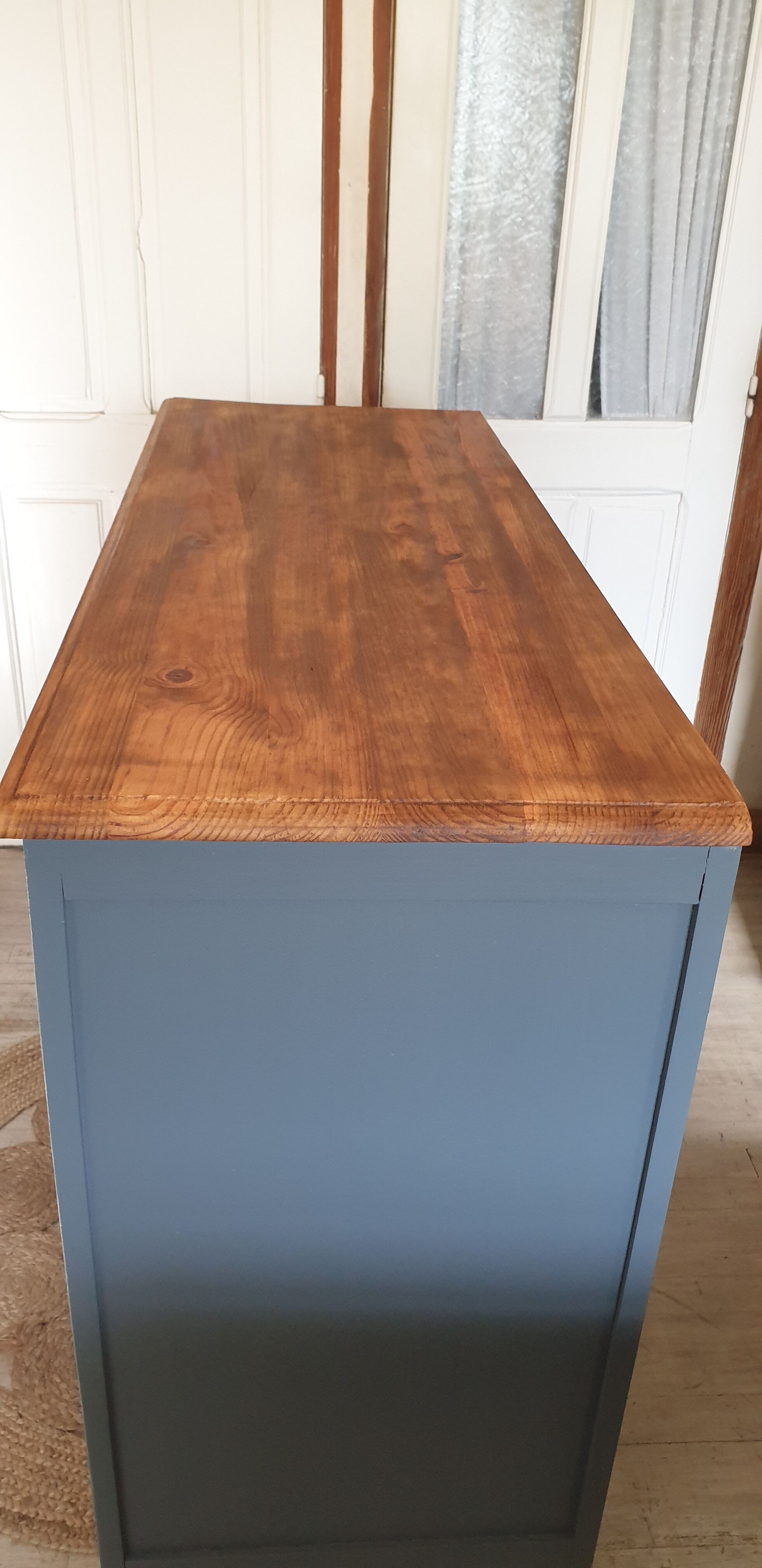 Grey art deco buffet