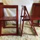 Set of 4 folding chairs 60