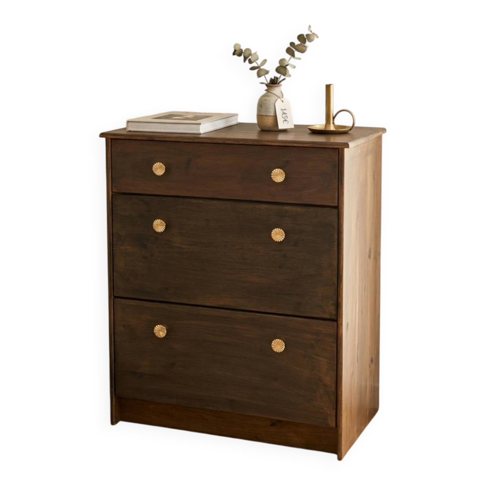 Solid wood shoe cabinet