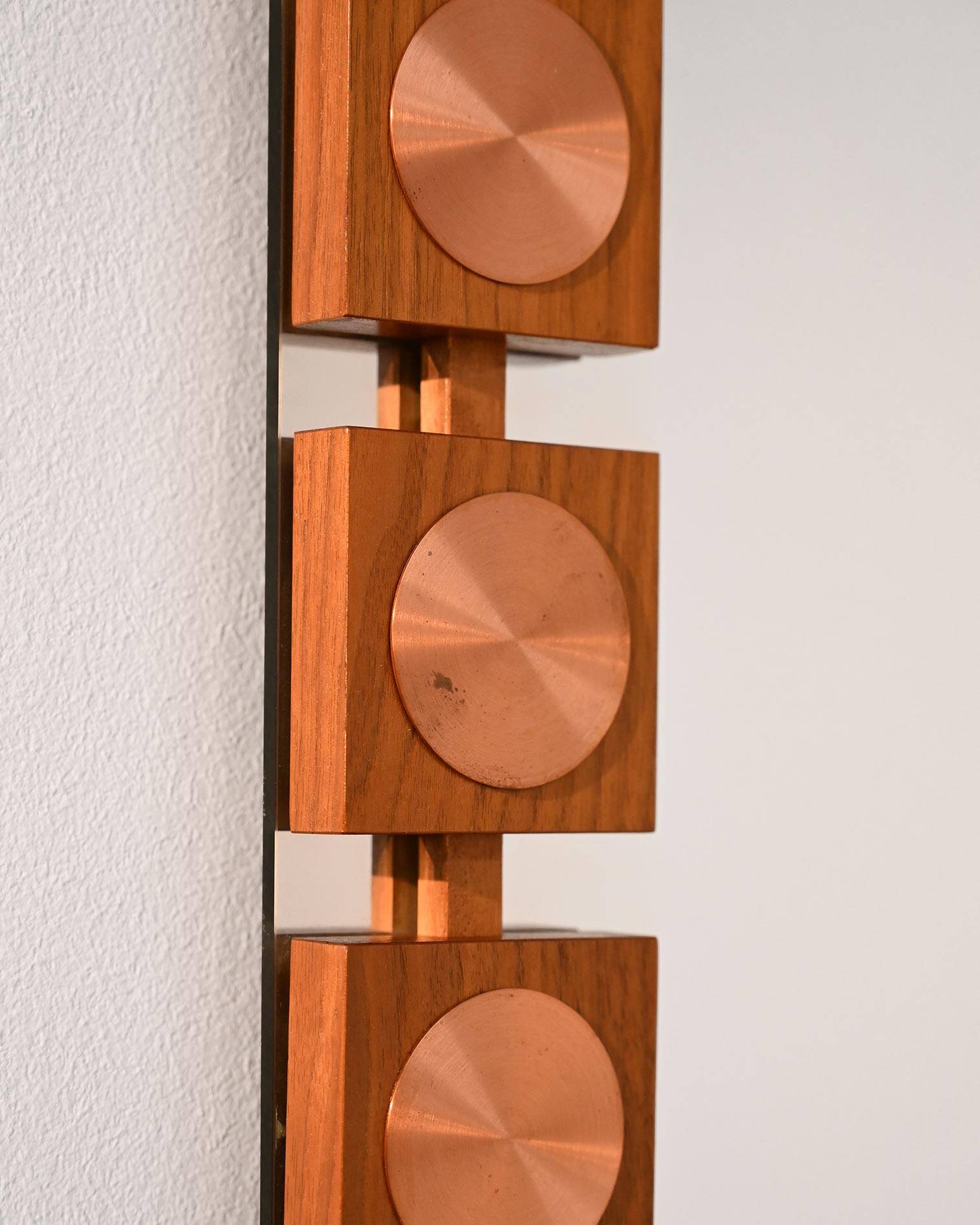 Swedish mirror by Lars-Göran Nilsson for Glas & Trä Hovmantorp, 1970s