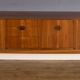 Restored 1960s Retro Long Nathan Corinthian Teak & Rosewood Sideboard