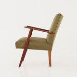 Armchair, teak construction, Scandinavian design of the 70s