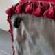 Fauteuil crapaud grenat