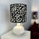 Lampe vase du milieu du siècle avec abat-jour japonais