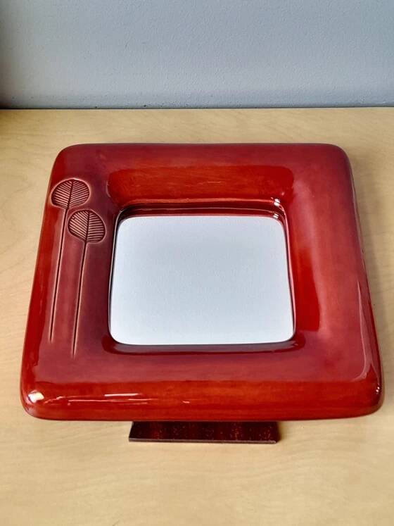 Glazed Ceramic Mirror