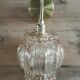 Vintage globe wall lamp in molded glass