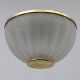 Mid-century Modern Murano Glass and Brass Ceiling Light, 1970s