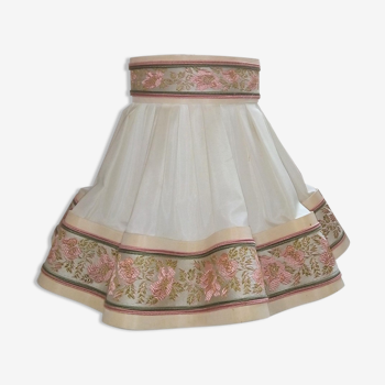 doubled skirted lampshade