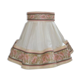 doubled skirted lampshade