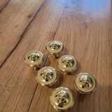 Boutons de meuble en laiton poli