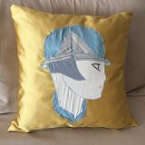 Gold Art Deco cushion