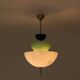 Rare 1980s Memphis style Murano glass chandelier / pendant lamp - Tre