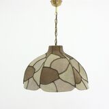 Lampe en cuir, années 70
