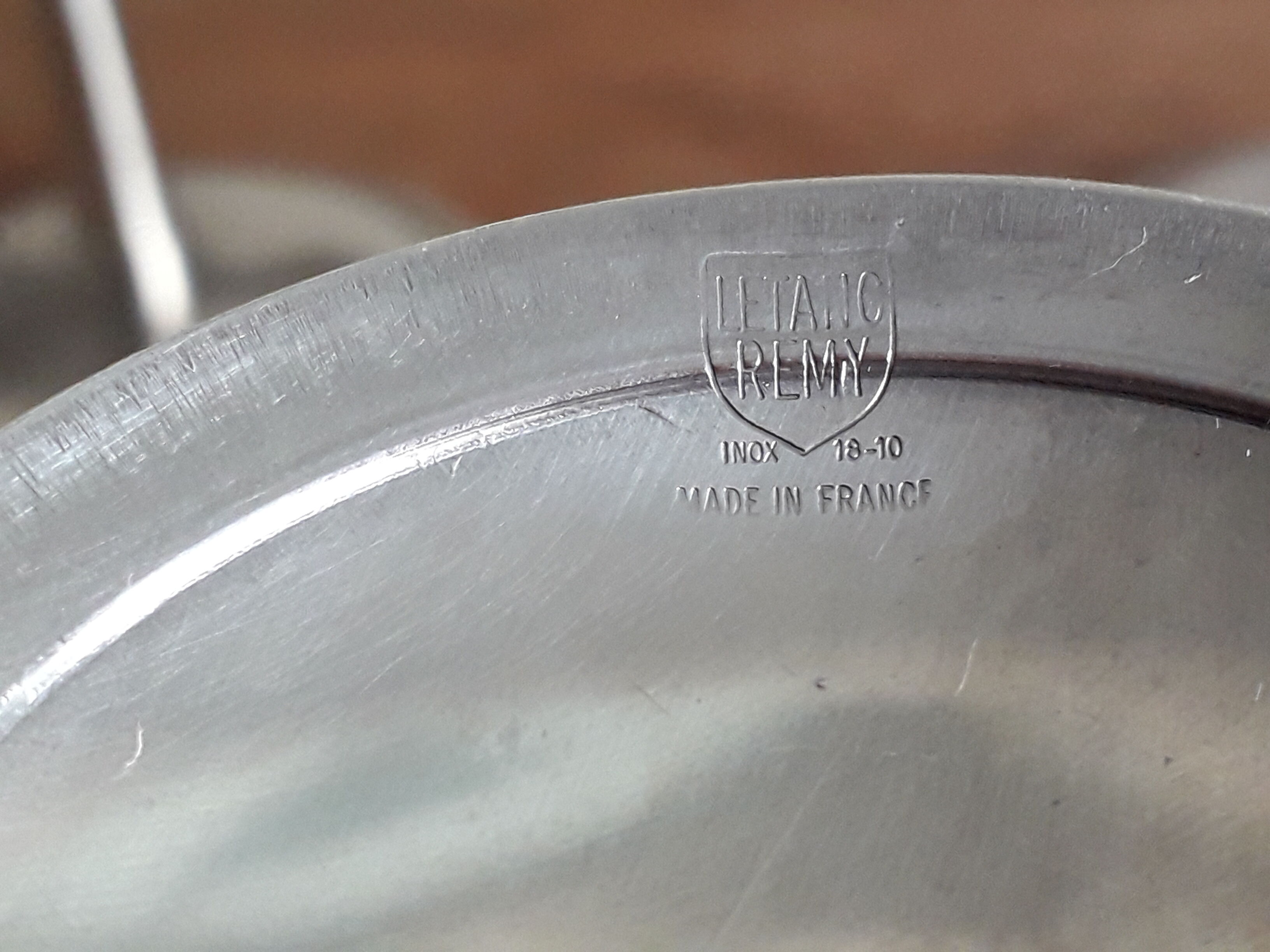 Set of 6 stainless steel ice cups letang remy 70s