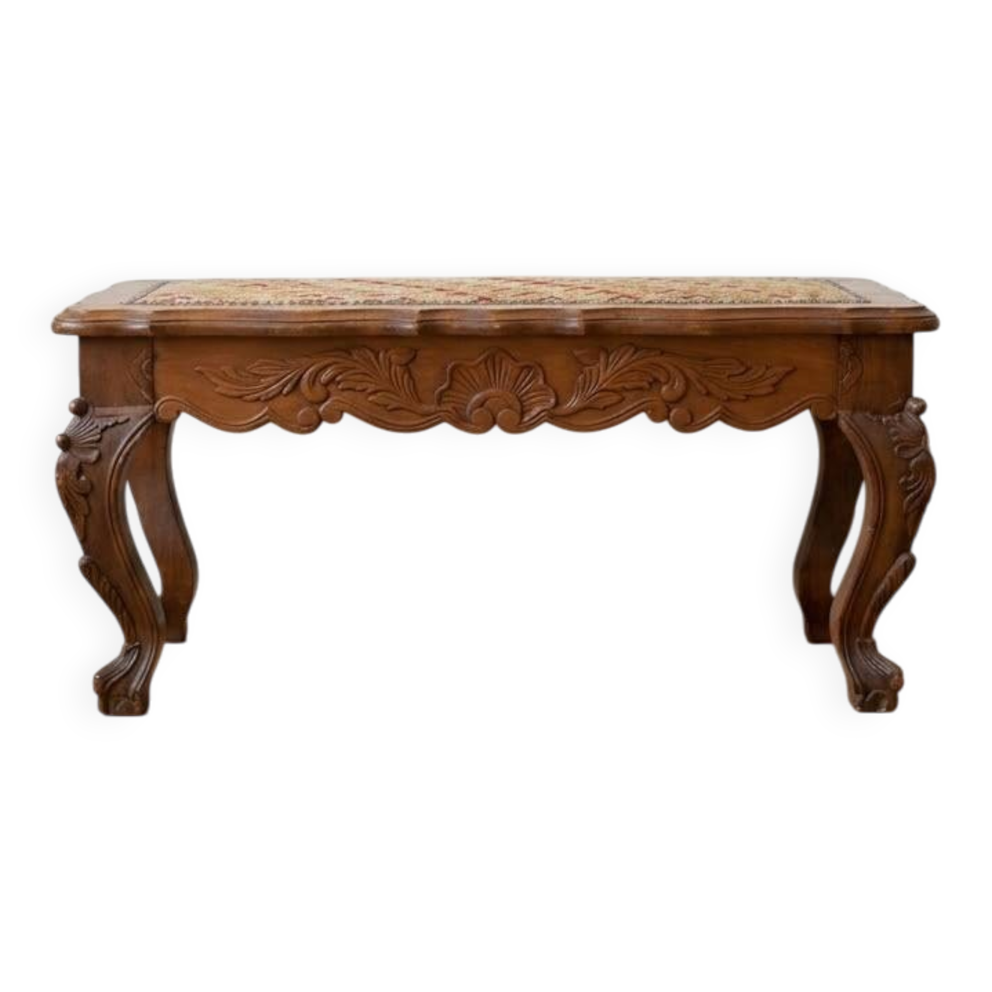 Semainier Louis XV en bois galbé