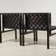 Gijs bakker Pair of Seatbelt Lounge Chairs + Side Table for Castelijn 1978