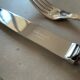 Set 6 silver cutlery Christofle chinon model