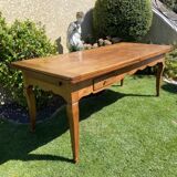 Louis XV-style farm table with extensions
