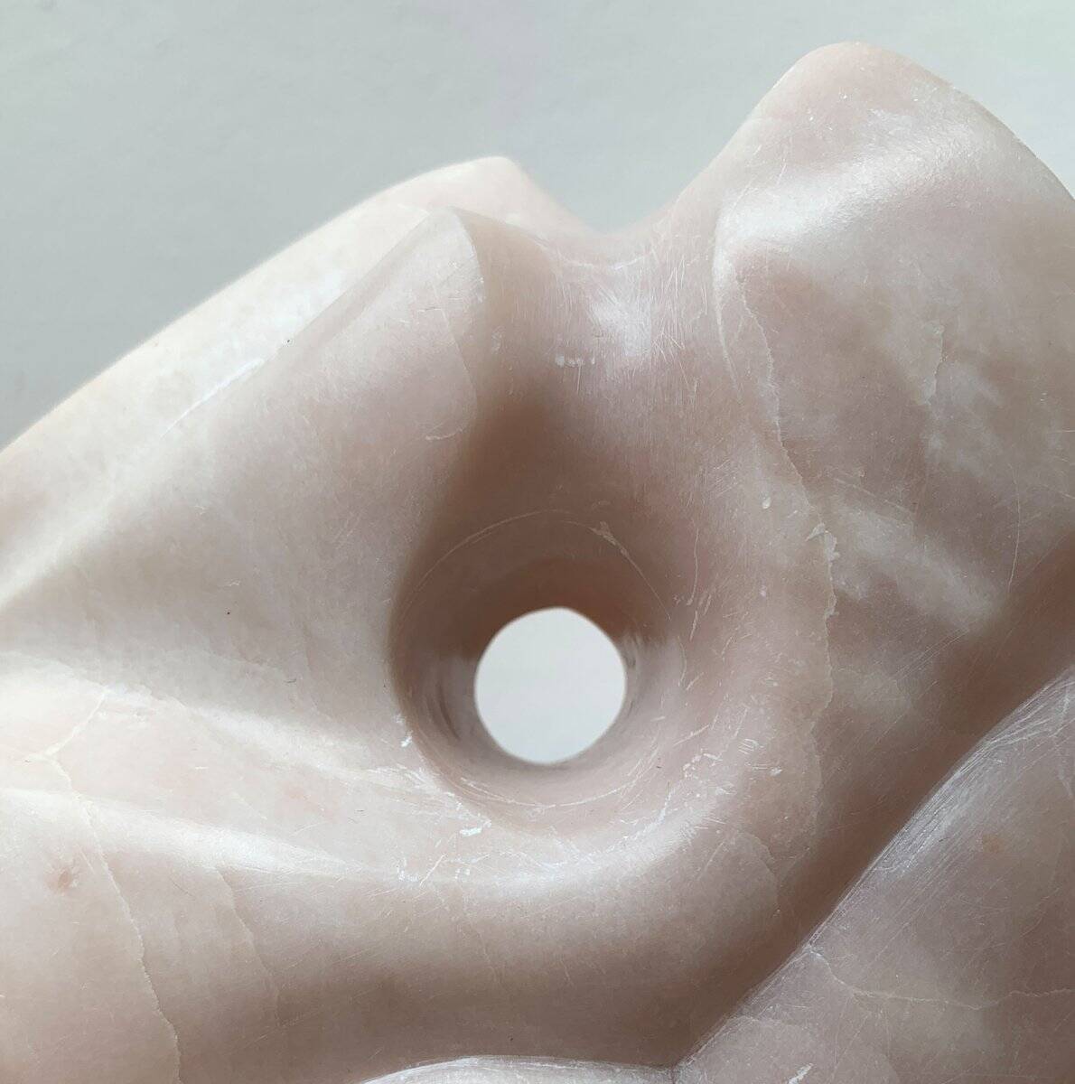 Vintage postmodern stone sculpture