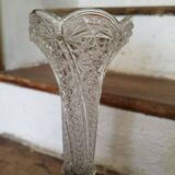 Old cornet vase on spelter foot