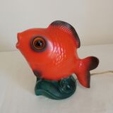 Vintage fish lamp
