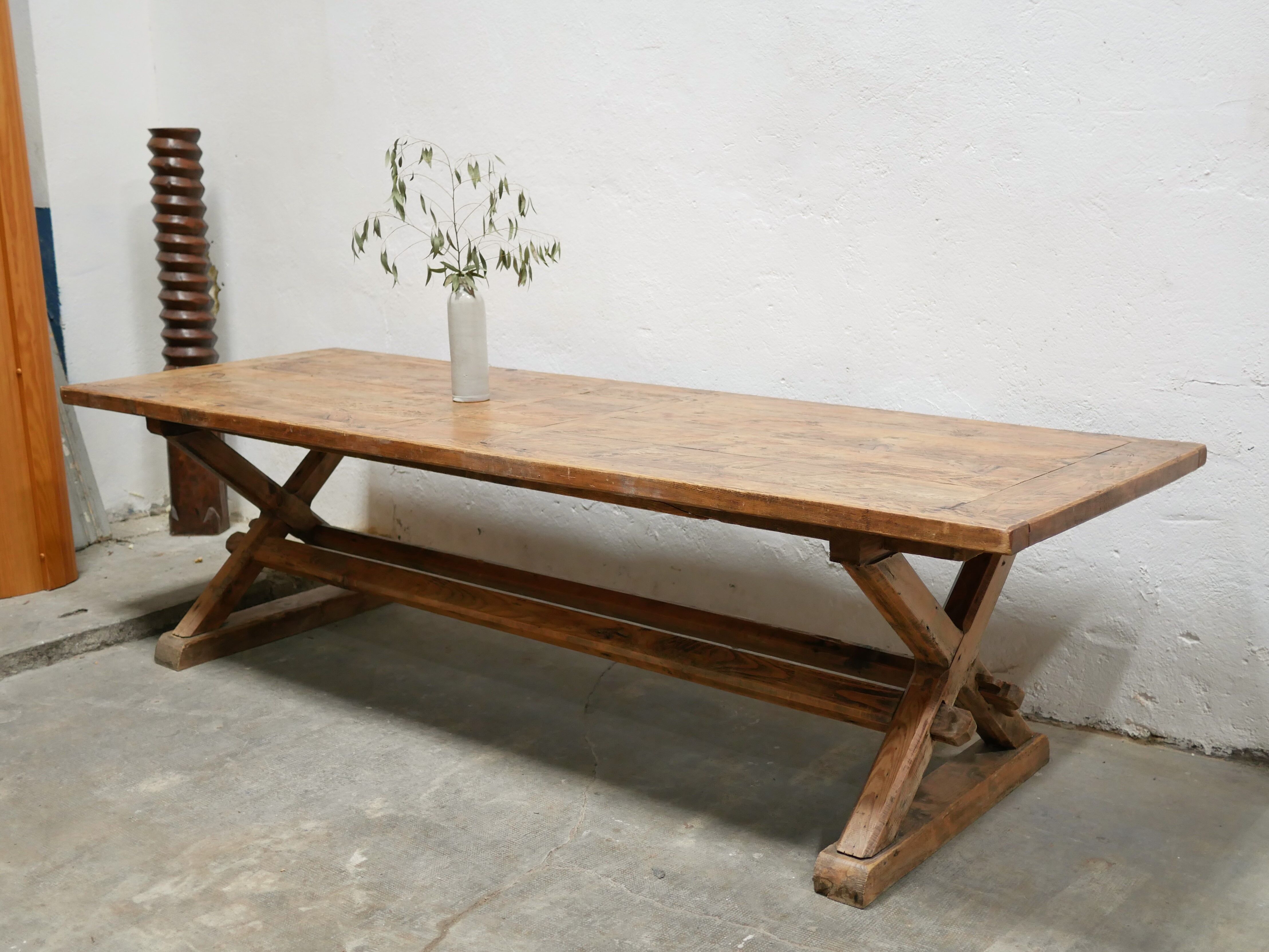 Vintage farm dining table