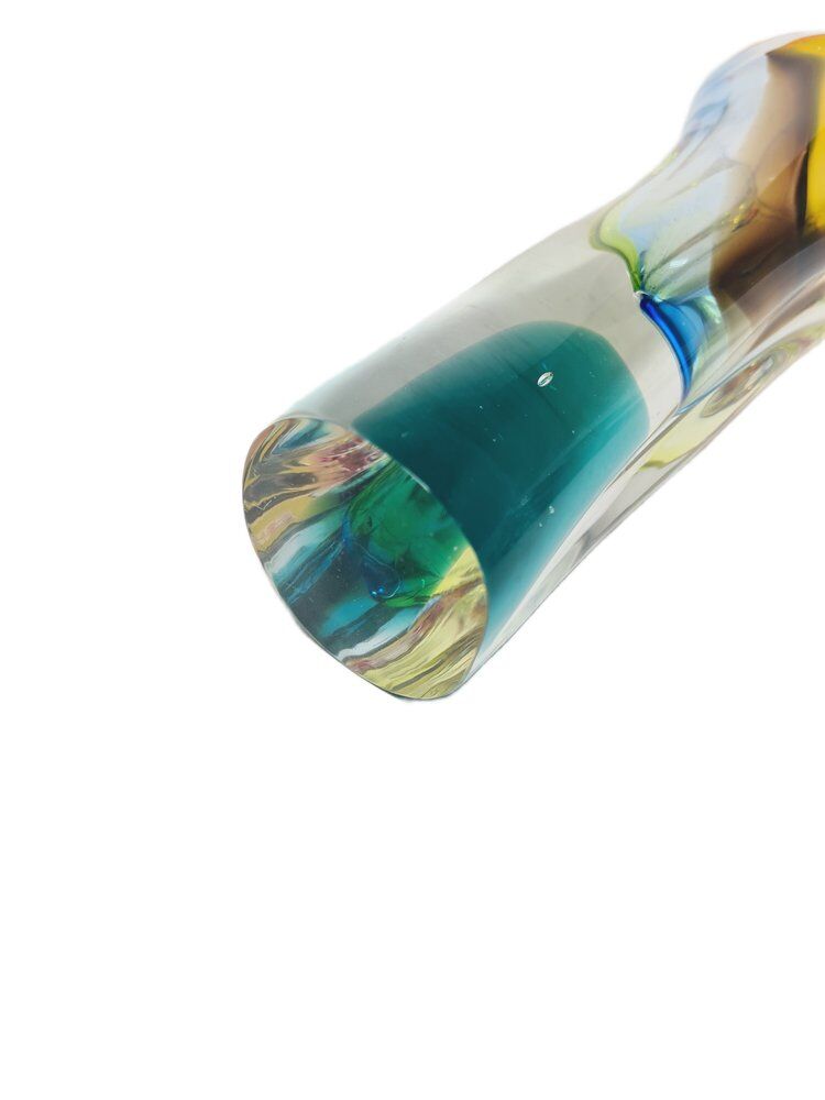 Vase by J. Hospodka for Chribska Glassworks, Czechoslovakia, 1960s