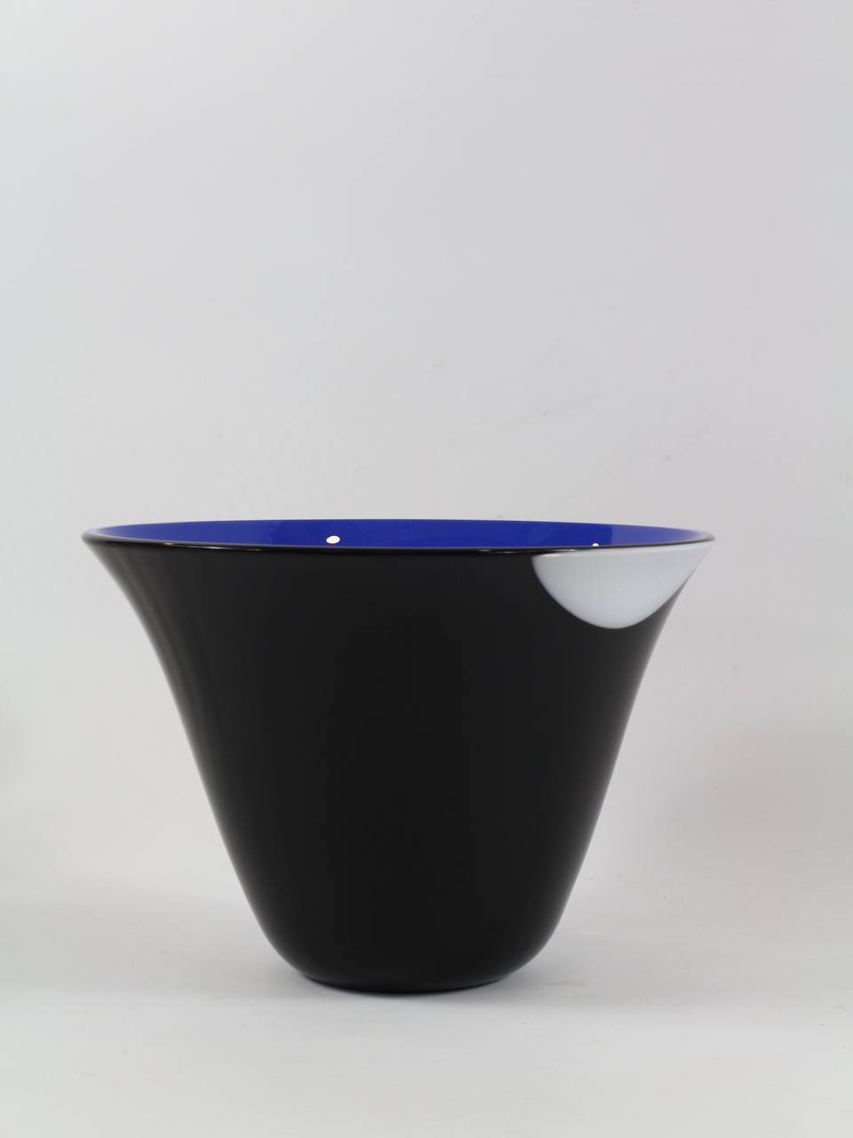Vase, verre de Murano, incamiciato polychrome, années 70 / 80