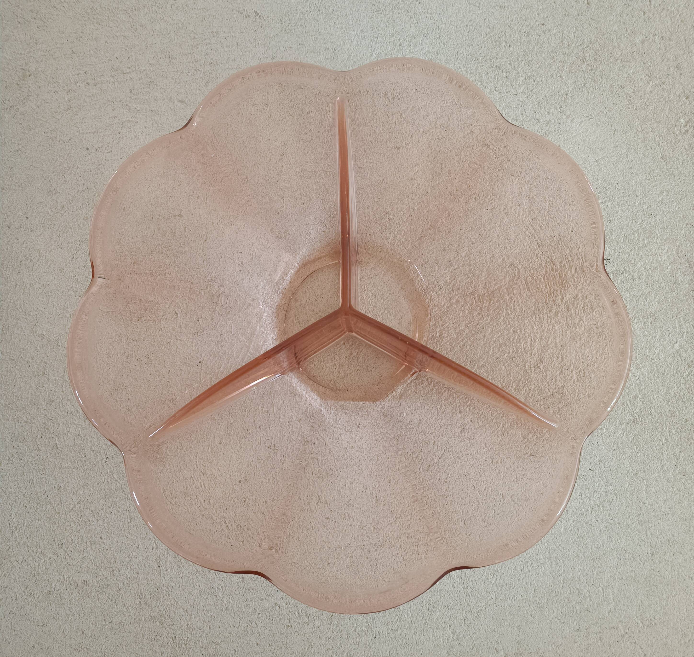 Molded glass fruit cup