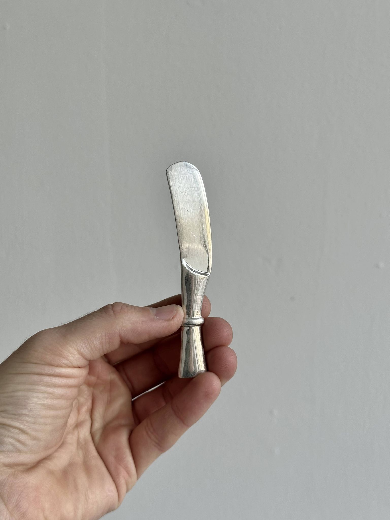 Petit couteau à beurre christofle en métal argenté