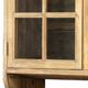 Vitrines murales en bois massif et en verre