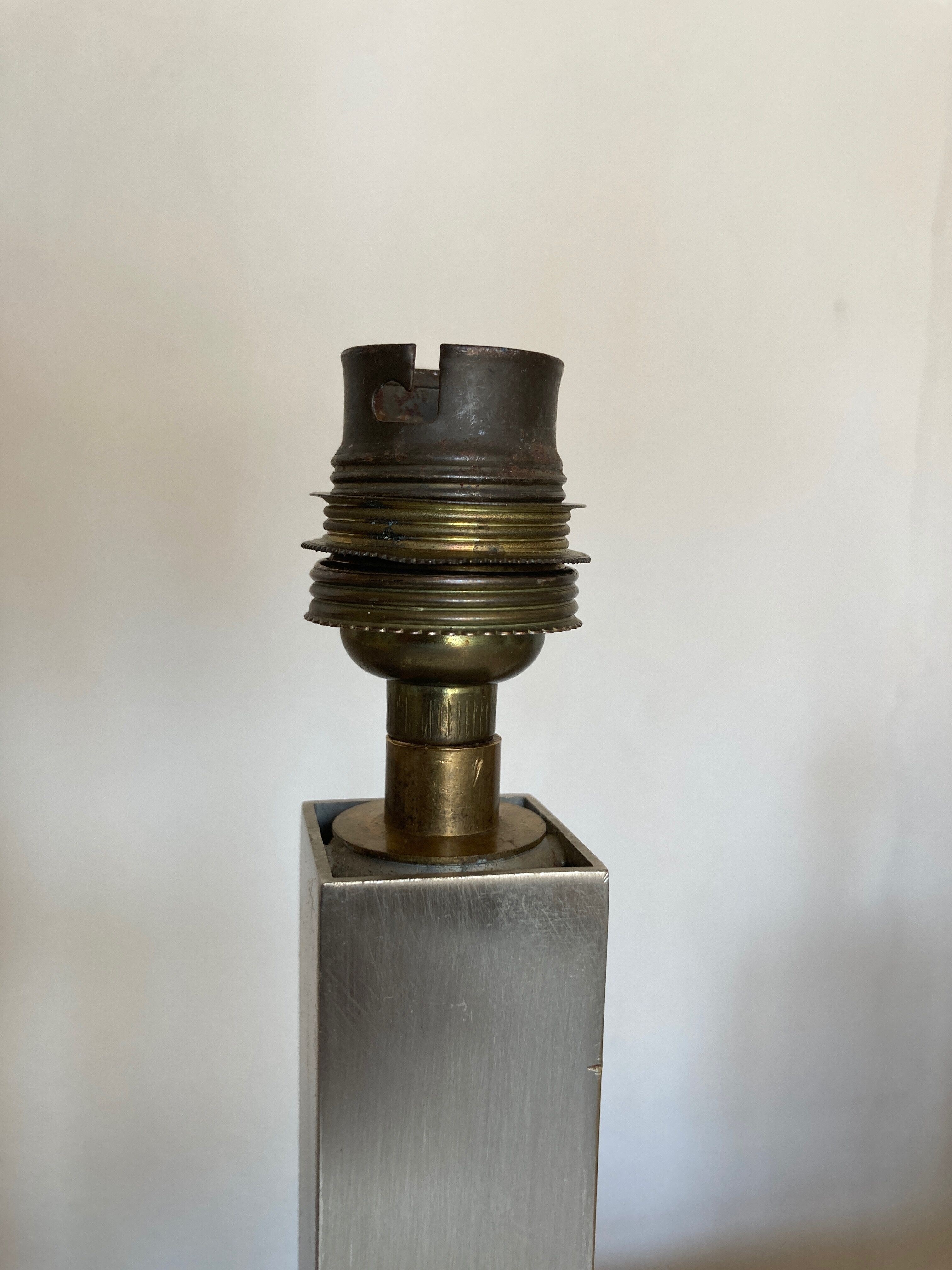 1970 steel living room lamp