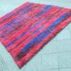 Mid century hand knotted long pile rug by Walter Mack, labelled - 1960s
