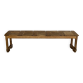 Rare solid oak school desk