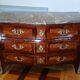 Louis XV period commode with tomb-like shape, stamped Léonard Boudin 1735-1807, 18th century