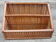 70s bamboo shelf or mail rack
