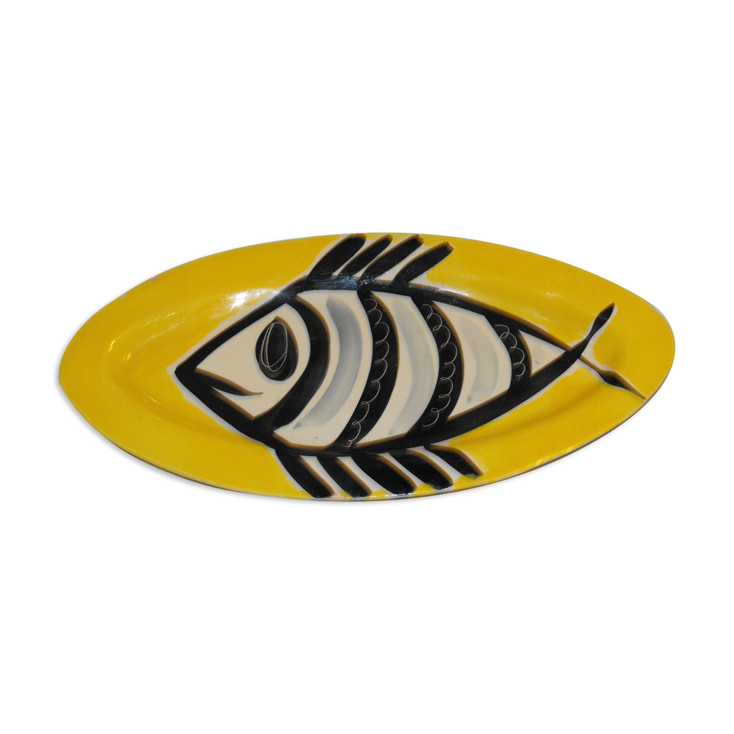 Ceramic dish by Jacques Pouchain
