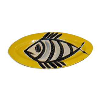 Ceramic dish by Jacques Pouchain