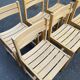 Lot of 6 pine chairs