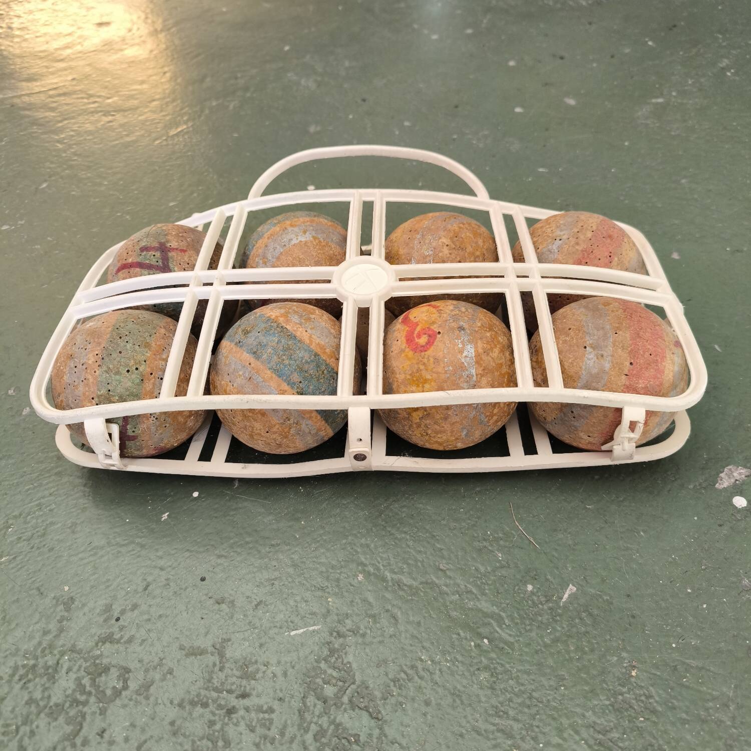 Jeu de boules en bois