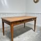 Old small farmhouse table from the 1930s.