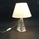 Blown crystal glass lamp/1950/vintage