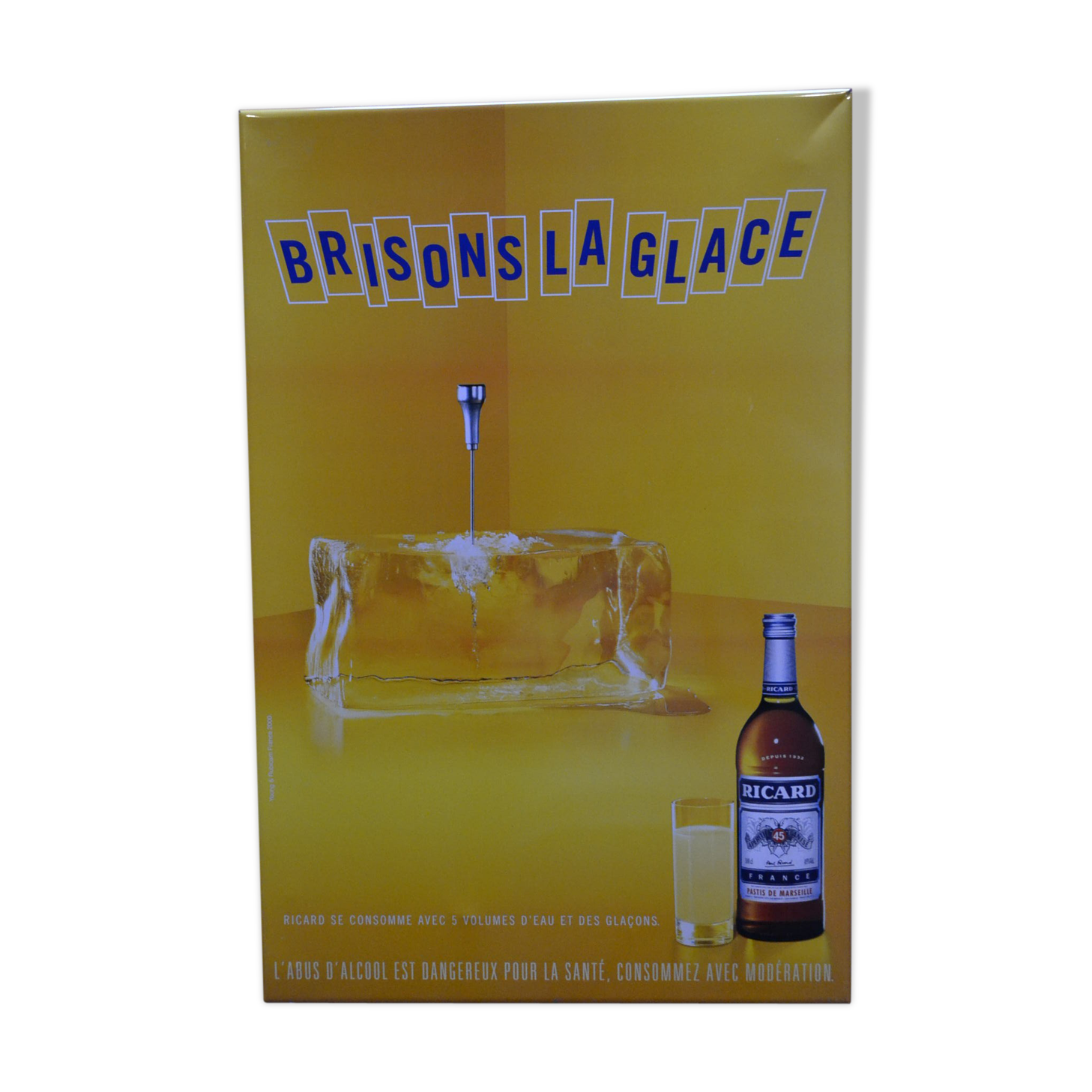 Ricard silkscreen plate