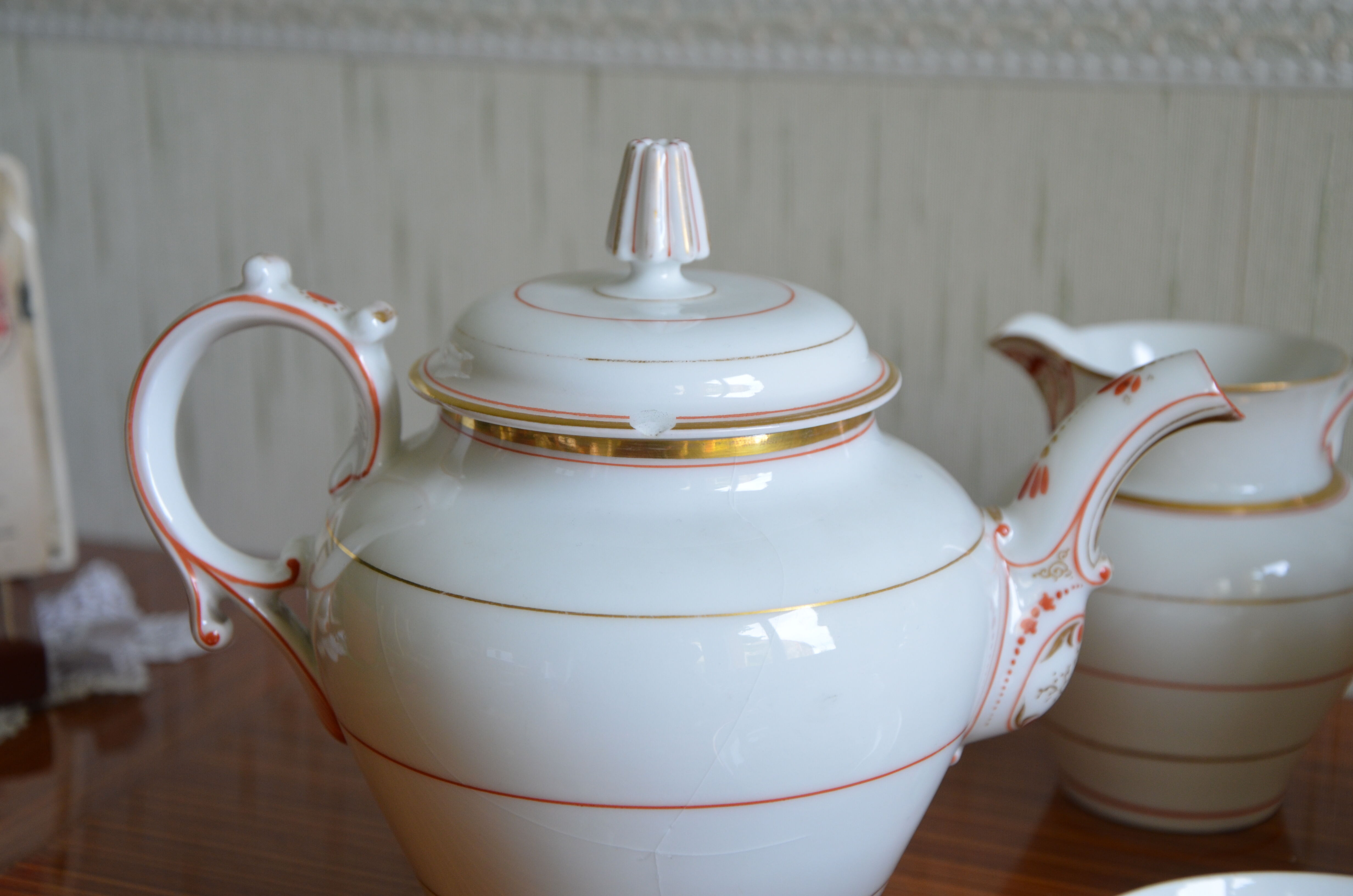 Fine porcelain tea set