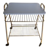 Table vinyl door, electrophone holder, record player, magazine holder, 50s