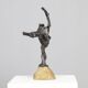 Sculpture en bronze de l'artiste néerlandais Hugo Hol, années 1970