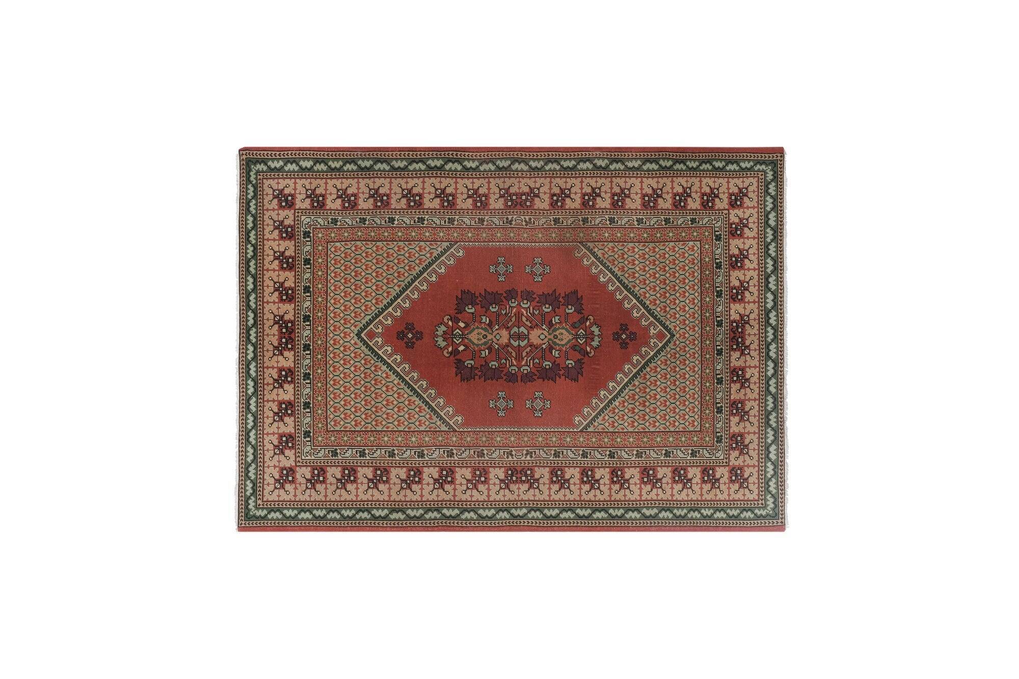 Vintage Turkish rug handmade 188x280 cm